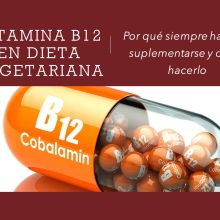 Por qué las personas veganas y vegetarianas deben suplementarse con vitamina B12 siempre
