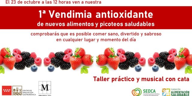 La primera vendimia antioxidante.