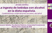 Las bebidas con alcohol en la dieta española