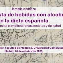 Las bebidas con alcohol en la dieta española