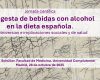 Las bebidas con alcohol en la dieta española